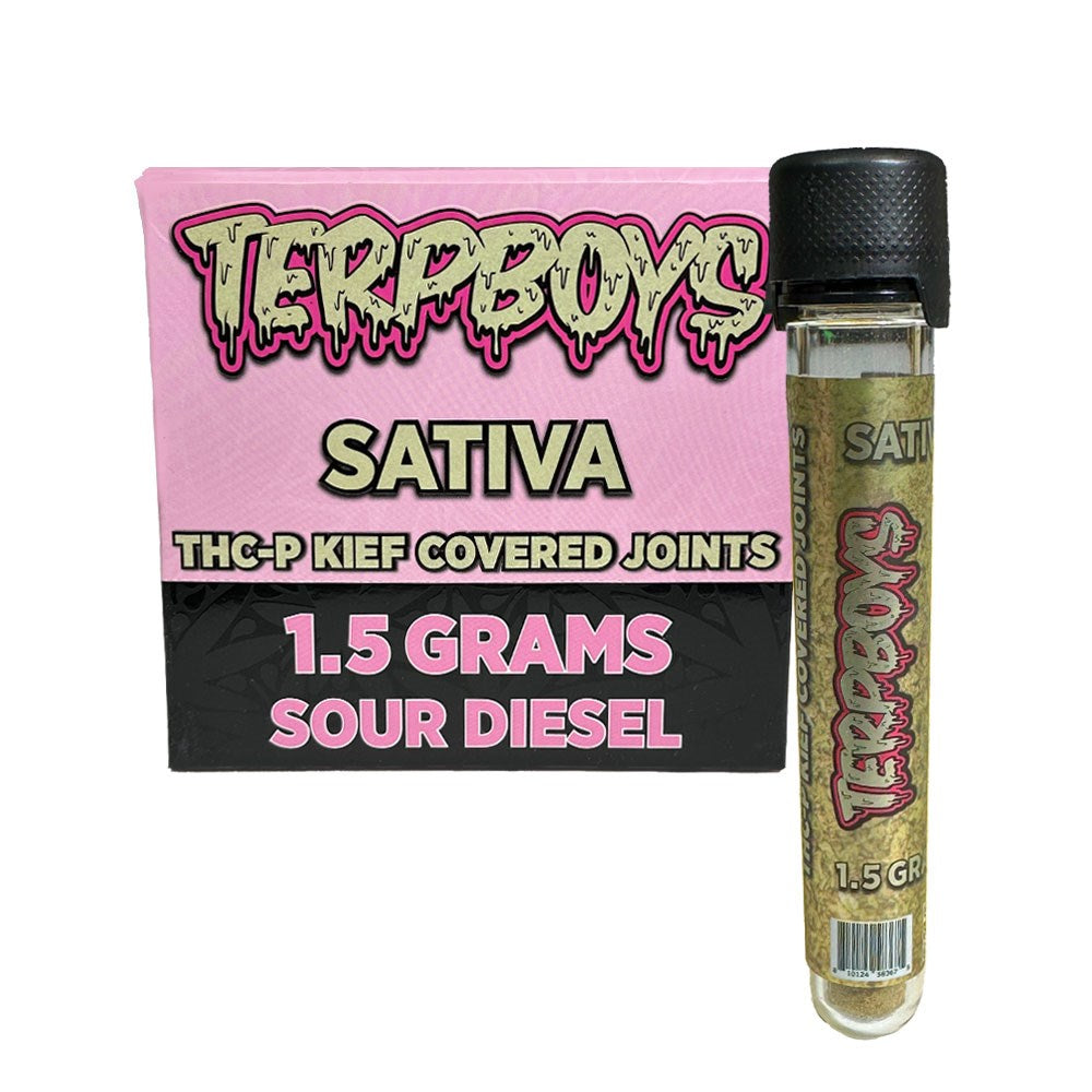 TERPBOYS THCP 1.5G KIEF COVERED JOINT SATIVA - SOUR DIESEL