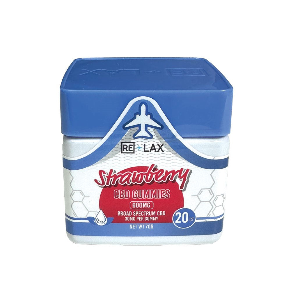 RELAX CBD 600MG GUMMIES - STRAWBERRY