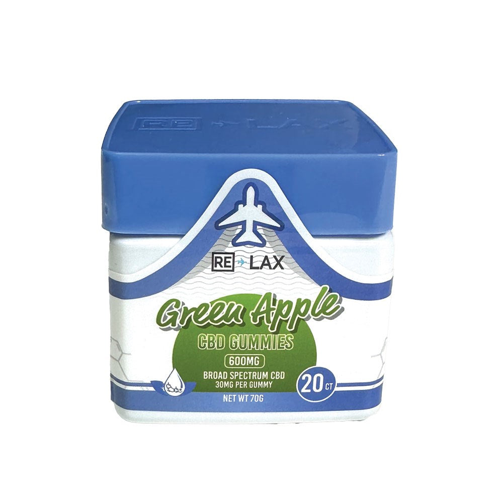 RELAX CBD 600MG GUMMIES - GREEN APPLE