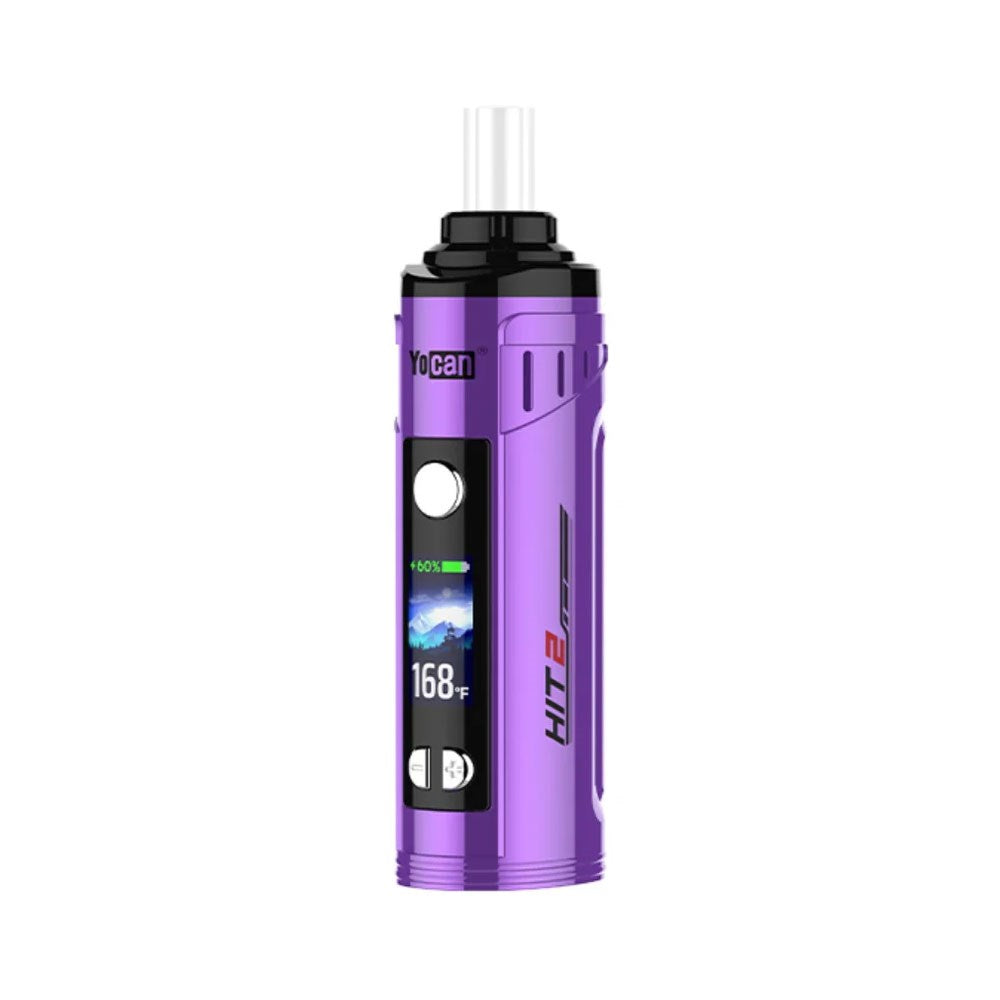 YOCAN HIT 2 1800mAH DRY HERB VAPORIZER W/ LCD - PURPLE