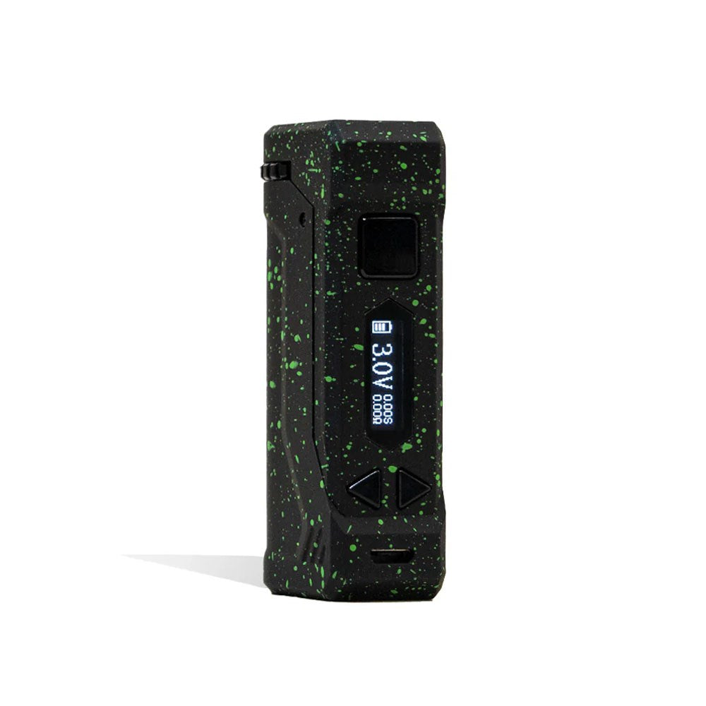 WULFxYOCAN UNI PRO ADJUSTABLE CARTRIDGE VAPORIZER MOD - BLACK GREEN SPATTER