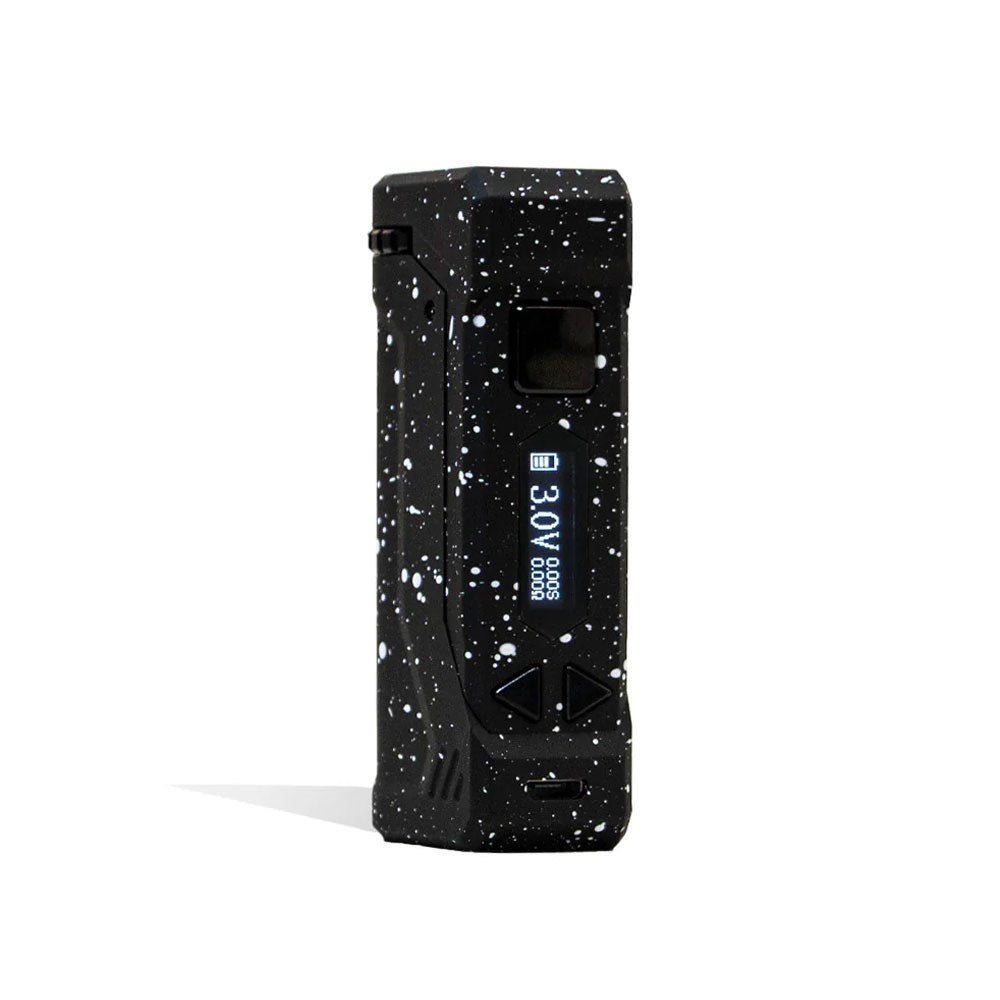 WULFxYOCAN UNI PRO ADJUSTABLE CARTRIDGE VAPORIZER MOD - BLACK WHITE SPATTER
