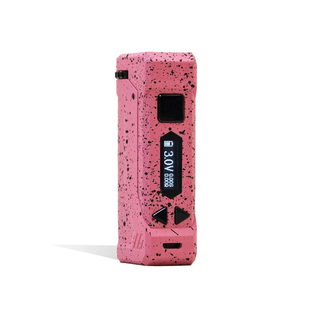 WULFxYOCAN UNI PRO ADJUSTABLE CARTRIDGE VAPORIZER MOD - PINK BLACK SPATTER