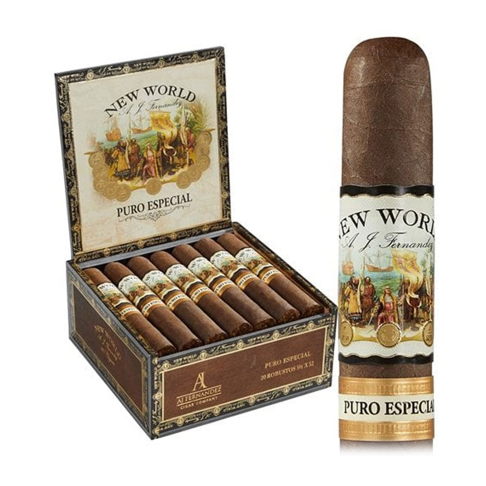 AJ NEW WORLD PURO ESPECIAL ROBUSTO 5.5x52 CIGARS