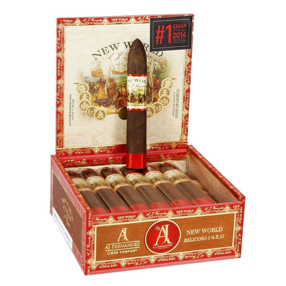 AJ FERNANDEZ NEW WORLD ALMIRANTE BELICOSO 5.5x55 CIGARS