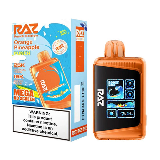 RAZ 5% 25000PUFF DISPOSABLE- ORANGE PINEAPPLE PUNCH