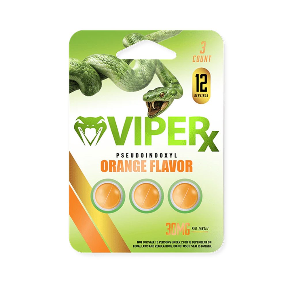 VIPER X PSEUDO 30MG 3CT KRATOM - ORANGE