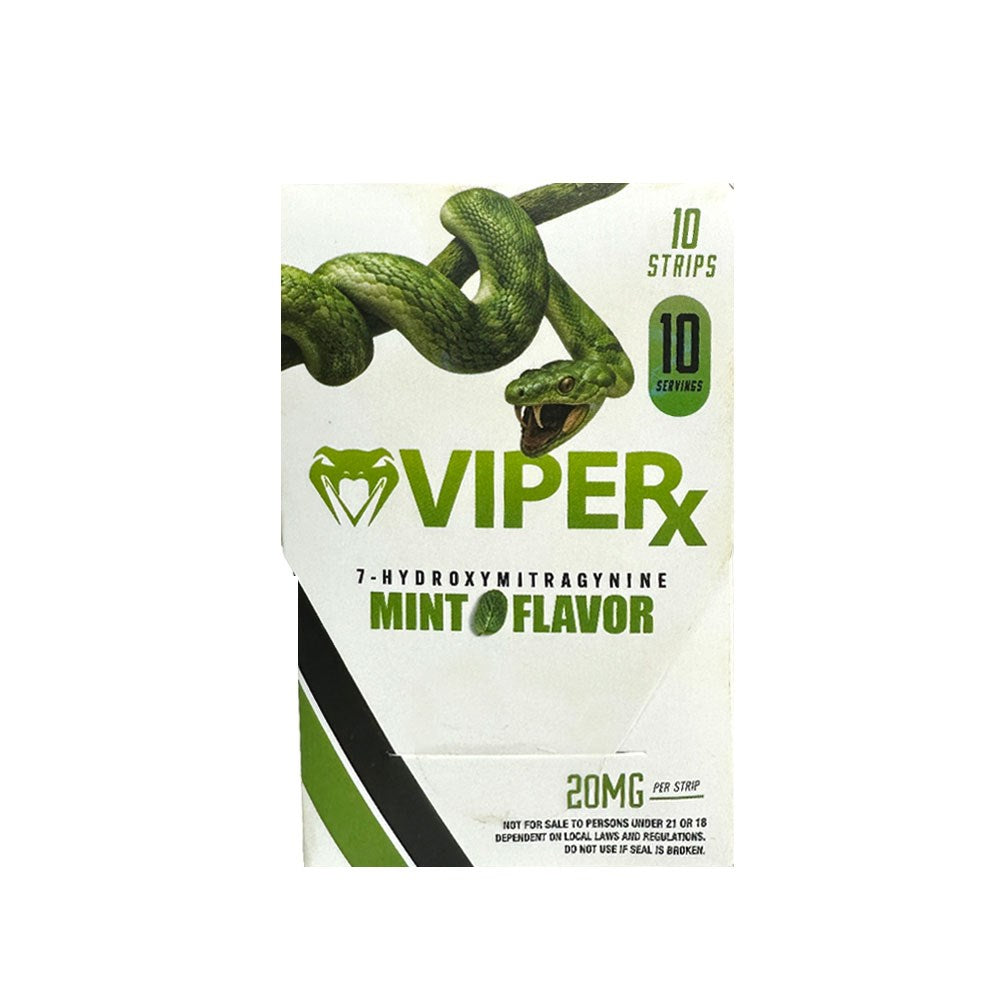 VIPER X 7 HYDROXI 2OMG MOUTH STRIP KRATOM - MINT