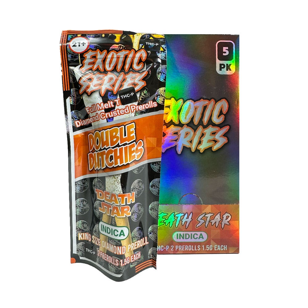 LOCO BUDZ THCP 1.5G 2CT PREROLLS INDICA - DEATH STAR