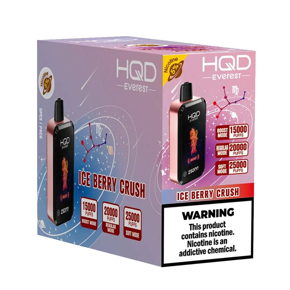 HQD CUVIE EVEREST 25K 5% DISPOSABLE - ICE BERRY CRUSH