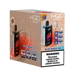 HQD CUVIE EVEREST 25K 5% DISPOSABLE - BLUE RAZ ICE