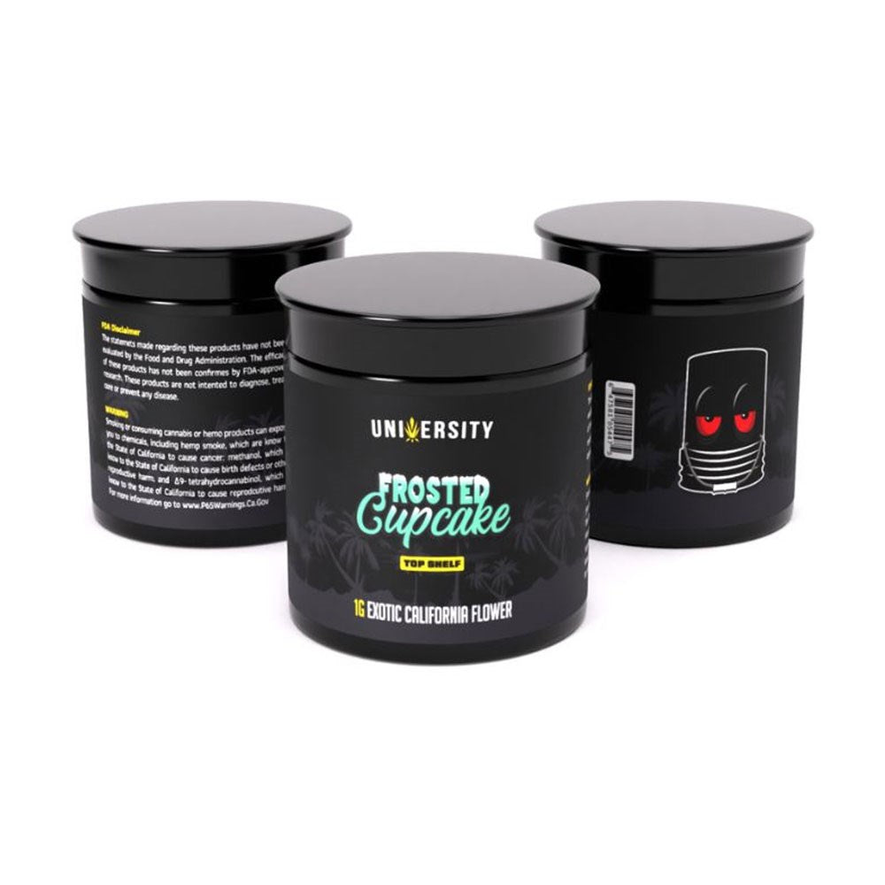 UNIVERSITY THCP 1OZ CALIFORNIA FLOWER - FROSTED CUPCAKE