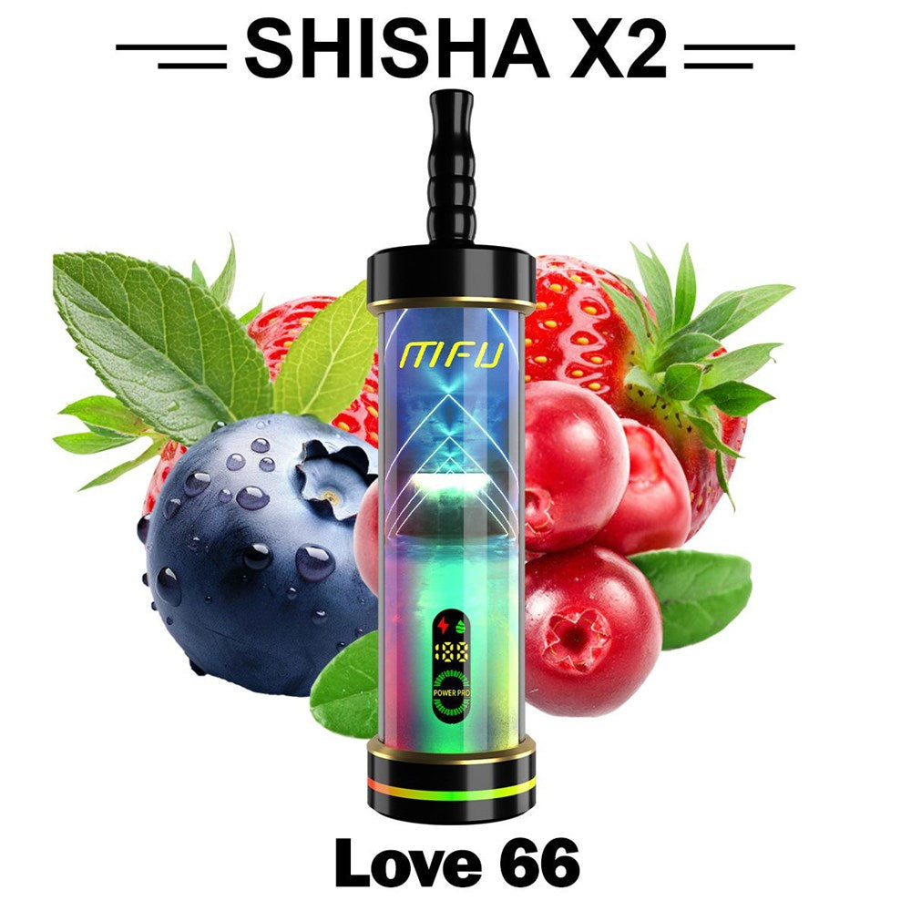 MFU SHISHA 60KPUFFS DISPOSABLE - LOVE 66