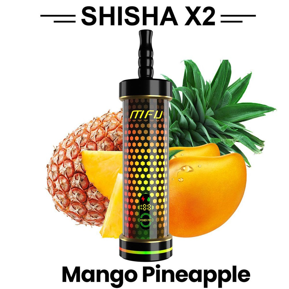 MFU SHISHA 60KPUFFS DISPOSABLE - MANGO PINEAPPLE
