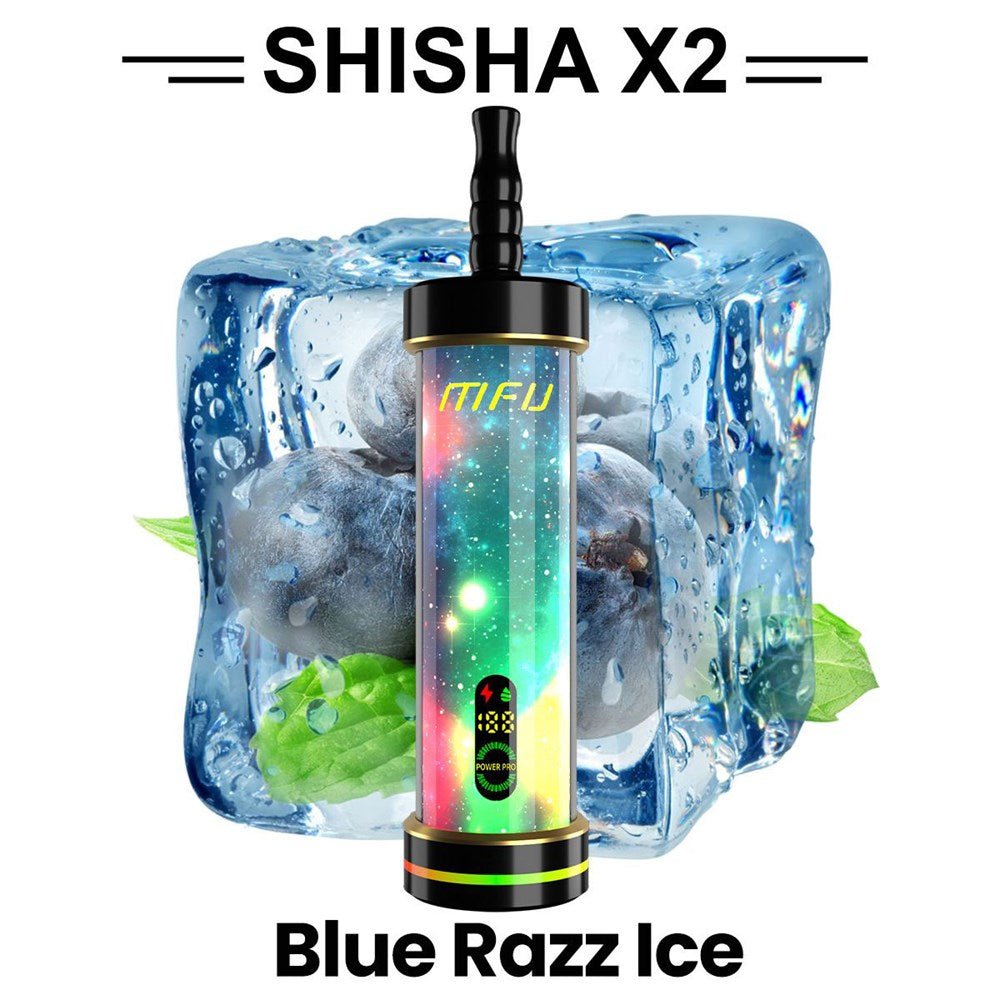 MFU SHISHA 40KPUFFS DISPOSABLE - BLUE RAZZ ICE