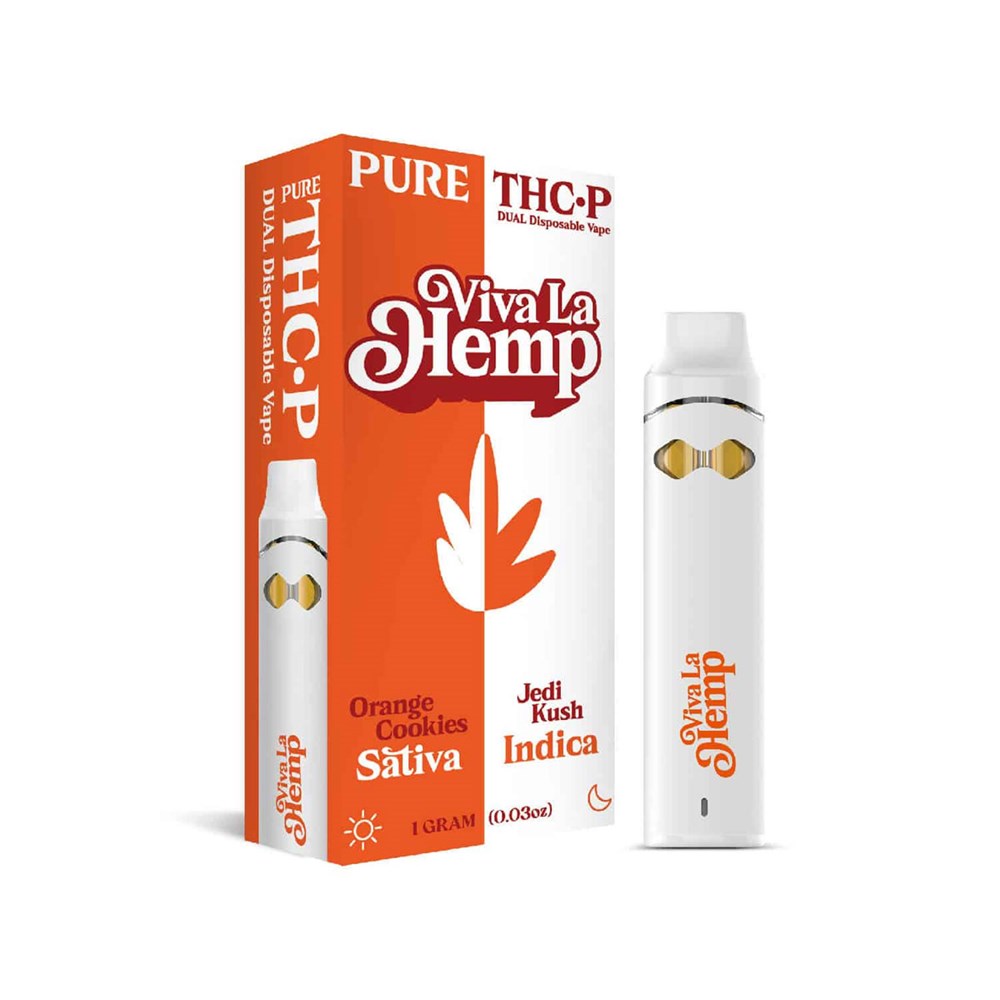 VIVA LA HEMP THCP 1G DUAL DISPOSABLE - ORANGE COOKIES/ JEDIKUSH