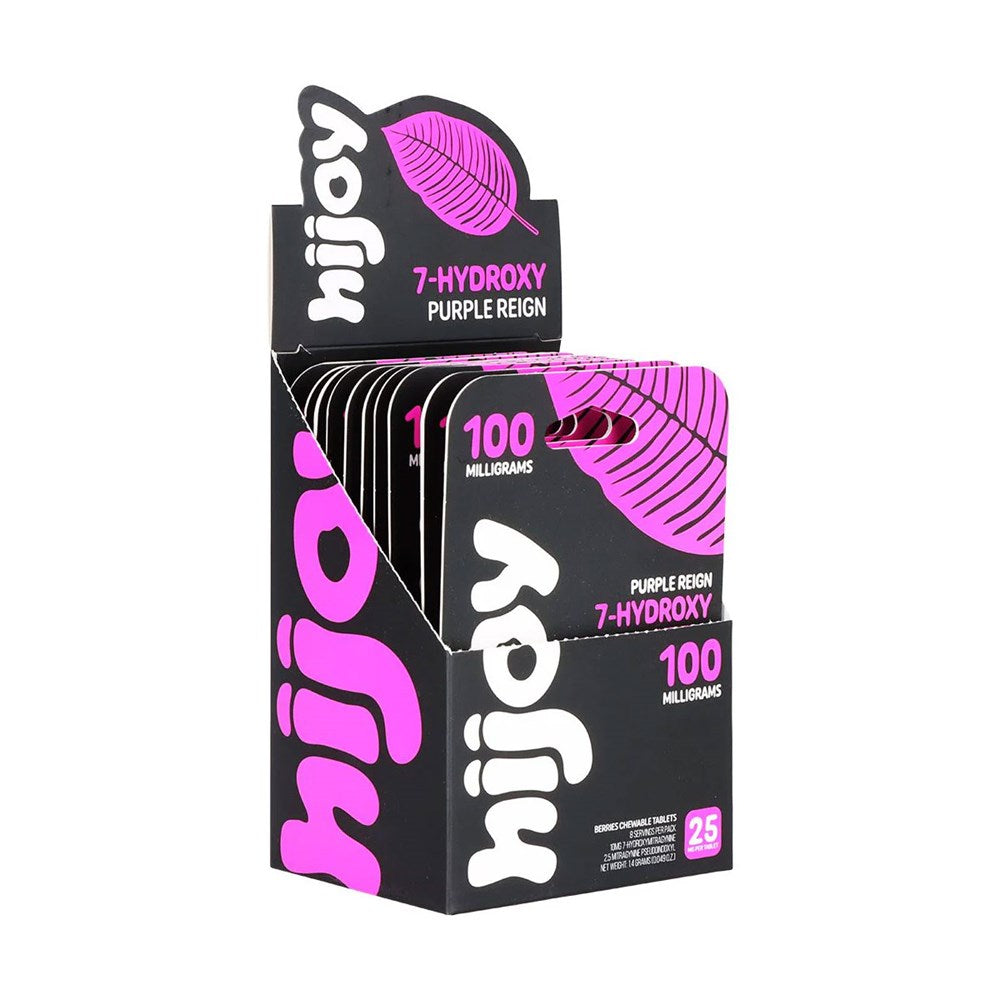 HIJOY 7 OHMZ/PSEUDO 1000MG 4CT KRATOM CAPSULES - PURPLE REIGN