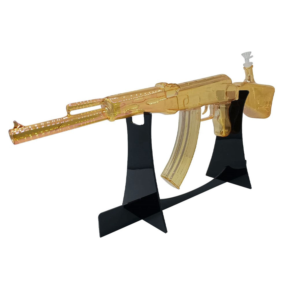 GET LOST AK47 GLASS WATER PIPE - GOLD