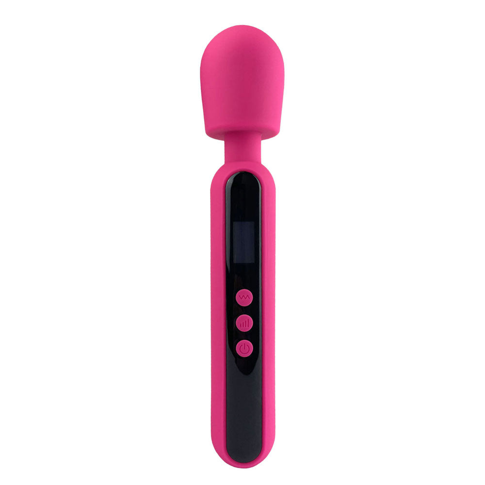 FANCY WARMING VIBRATING WAND - PINK
