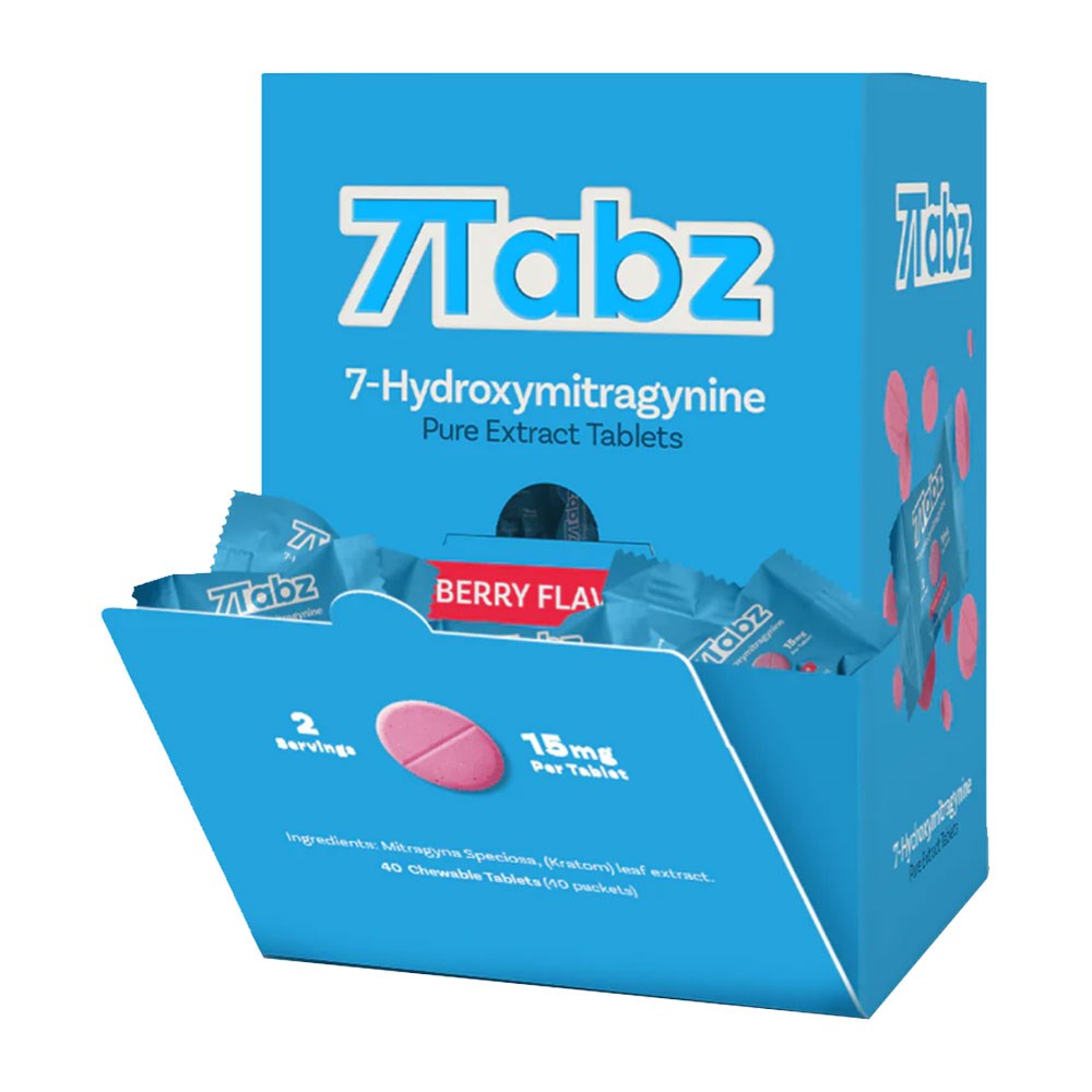 7TABZ 15MG PURE KRATOM - BERRY