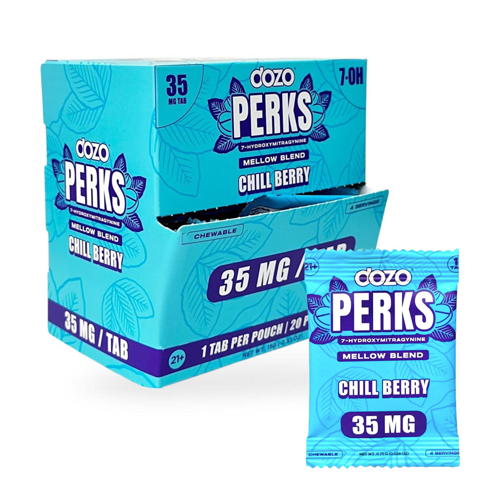 DOZO PERKS 7 HYDROXY 1CT 35MG PILLS - CHILL BERRY