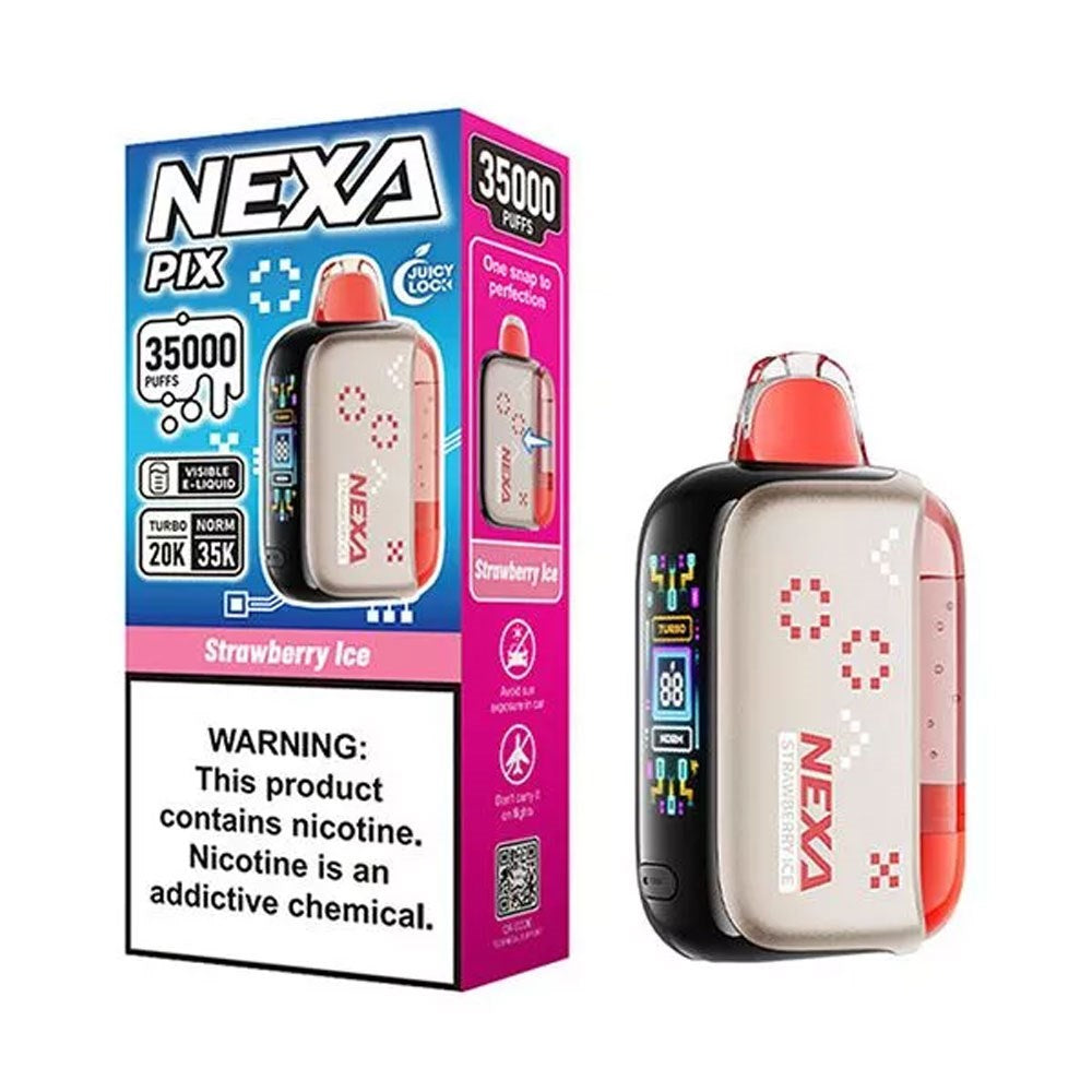 NEXA PIX 35KPUFFS DISPOSABLE - STRAW ICE
