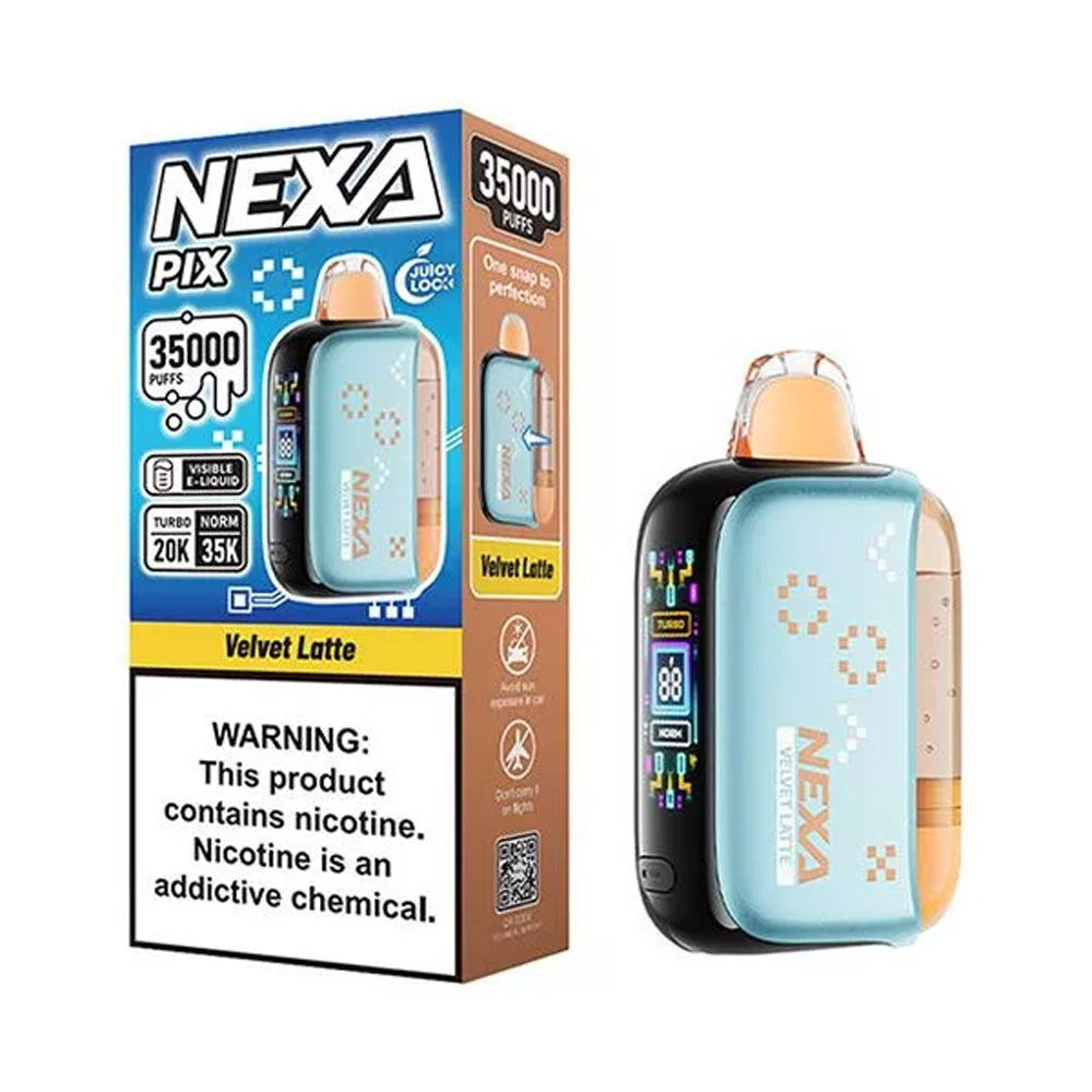 NEXA PIX 35KPUFFS DISPOSABLE - VELVET LATTE