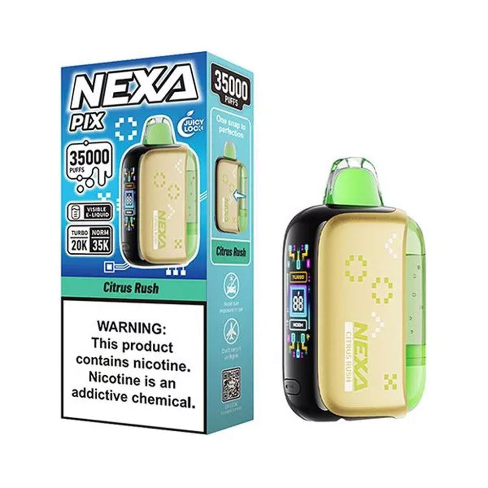 NEXA PIX 35KPUFFS DISPOSABLE - CITRUS RUSH