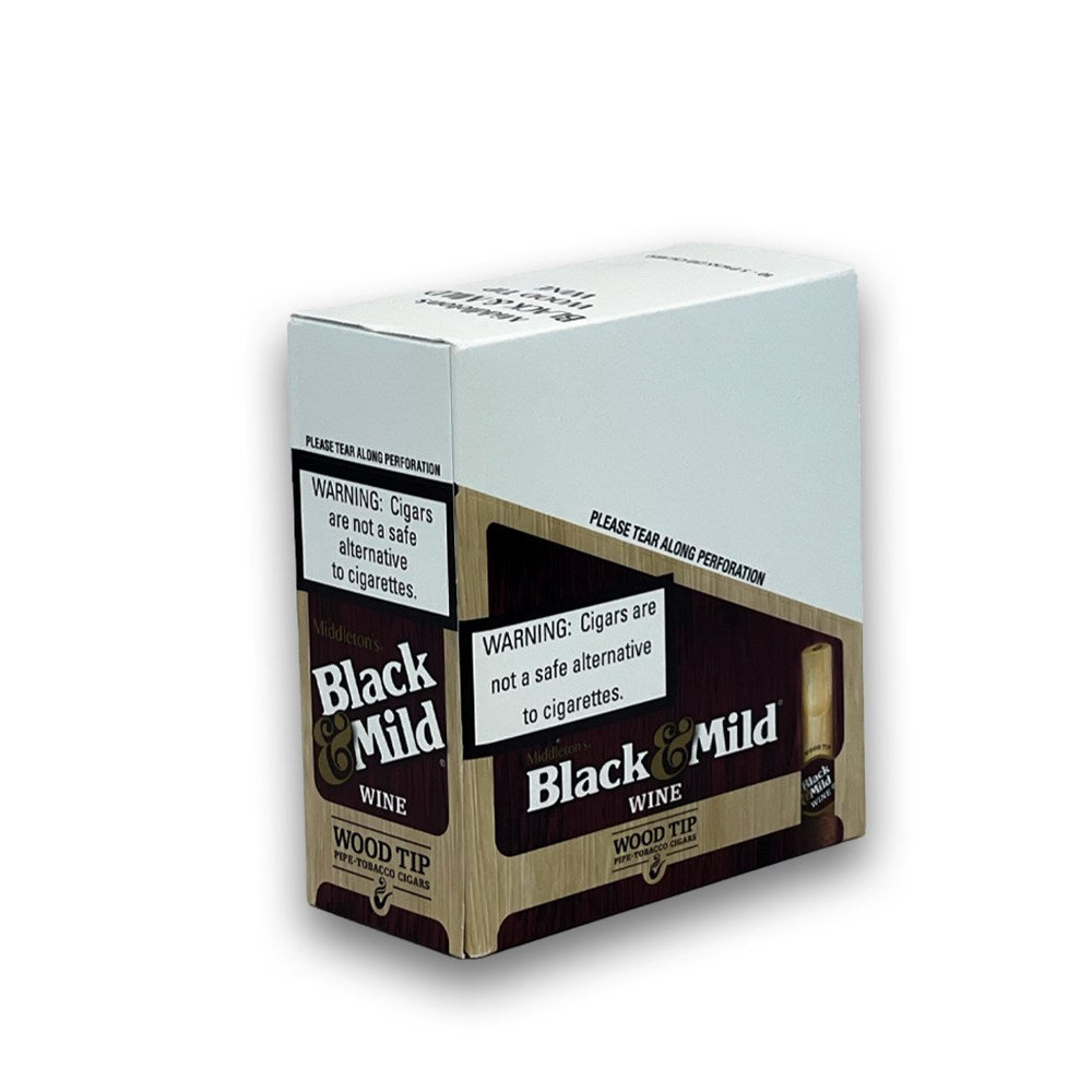 BLACK & MILD WINE 5PK WOOD TIP