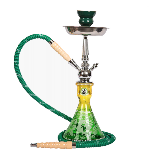 STARBUZZ UNICUS 2 TONE HOOKAH - YELLOW/GREEN