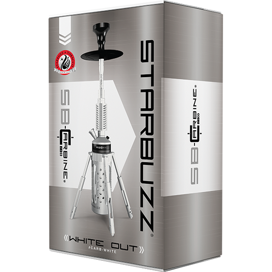 STARBUZZ CARBINE 2.0 HOOKAH - WHITE OUT