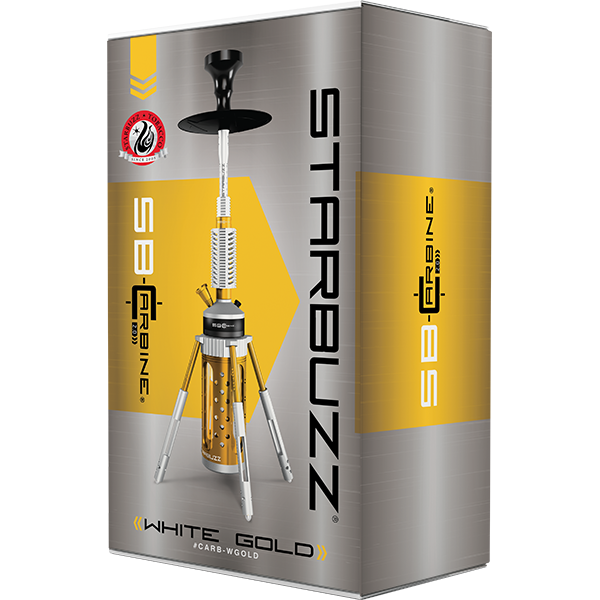 STARBUZZ CARBINE 2.0 HOOKAH - WHITE GOLD