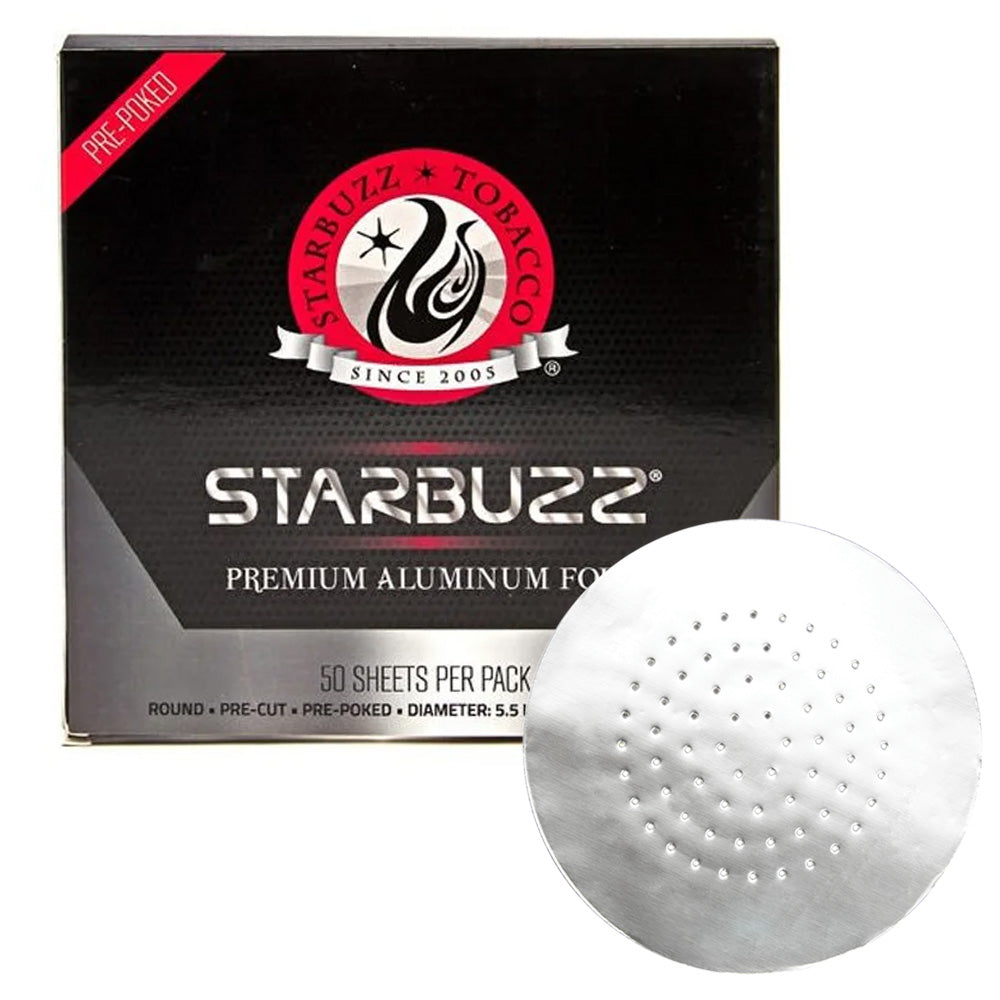 STARBUZZ HOOKAH HEAD FOIL W/HOLES