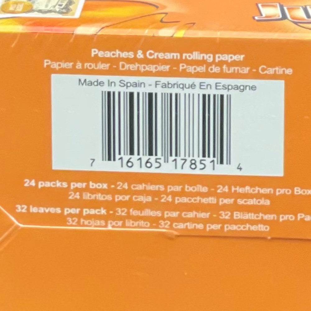 JUICY HEMP 1 1/4 - PEACH & CREAM