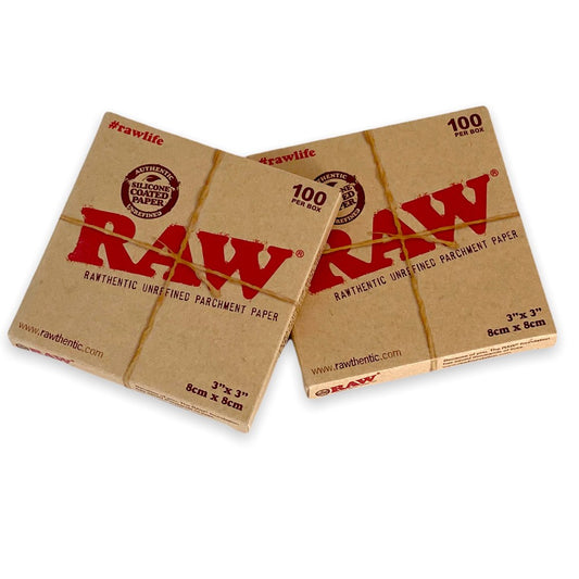 RAW SILICON COATED PAPER 3" X 3"