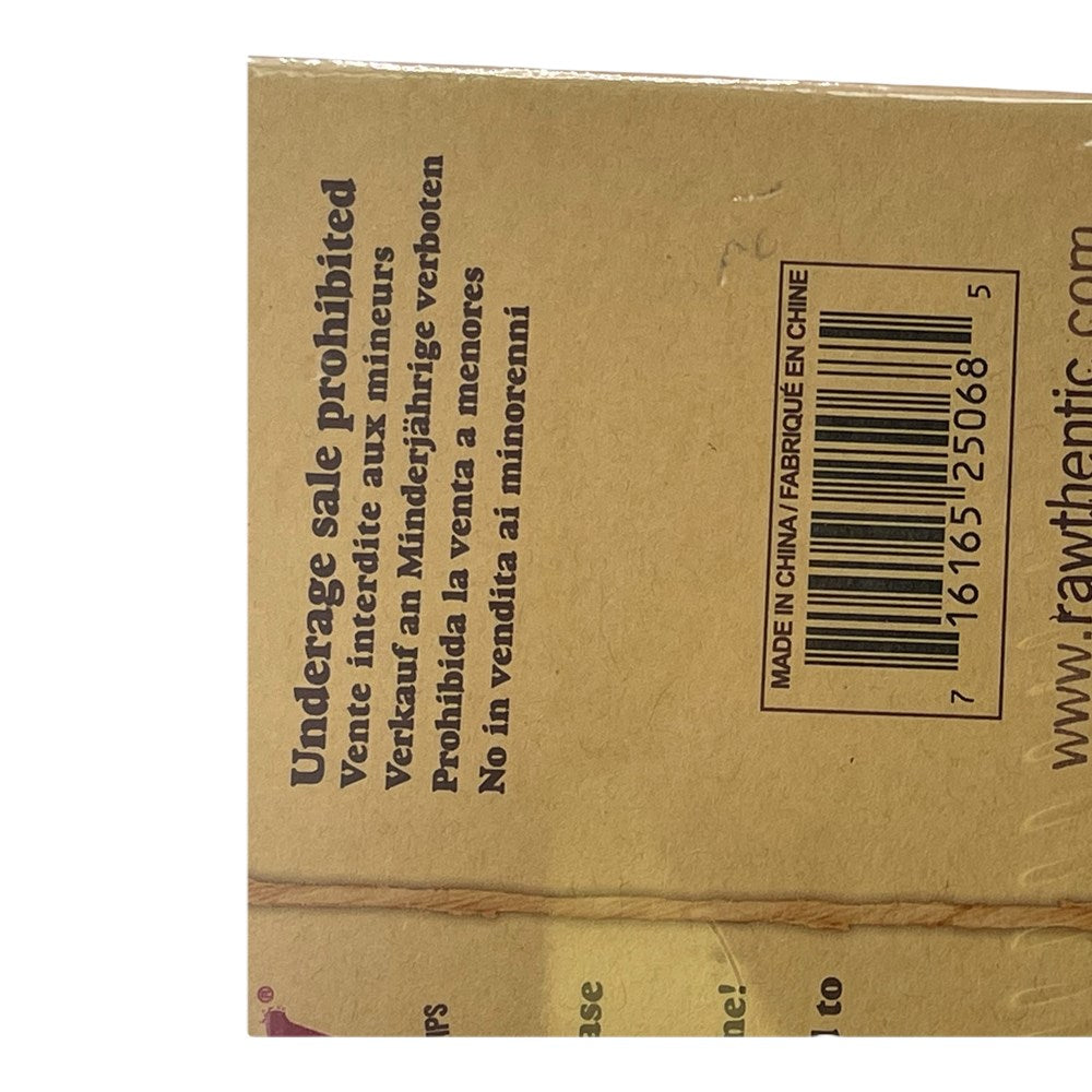 RAW NATURAL UNREFINED PRE-ROLLED TIN TIPS