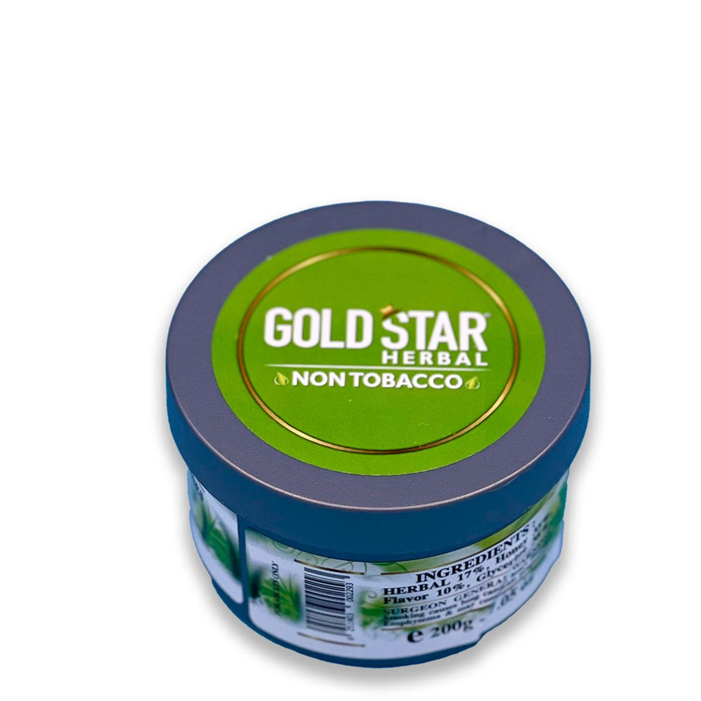 GOLD STAR NON-TOBACCO 200G - TWO APPLES MINT