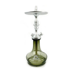 ZAHRAH MINI GENIE-SPADE HOOKAH - SILVER