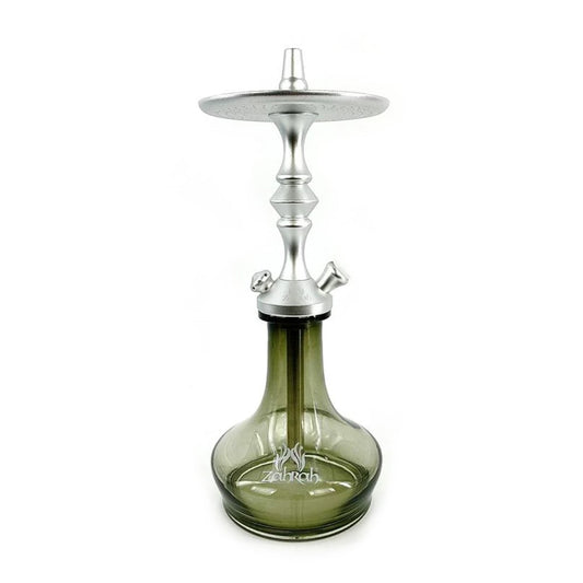 ZAHRAH MINI GENIE-SPADE HOOKAH - SILVER