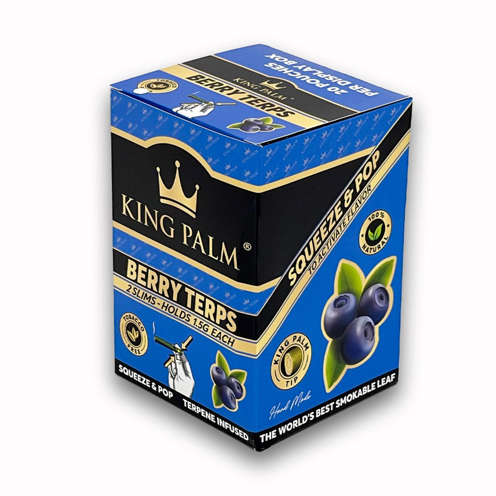 KING PALM SLIM 1.5G ROLLS - BERRY TERPS