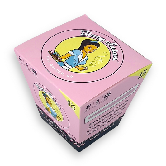 BLAZY SUSAN 1 1/4 PINK CONES