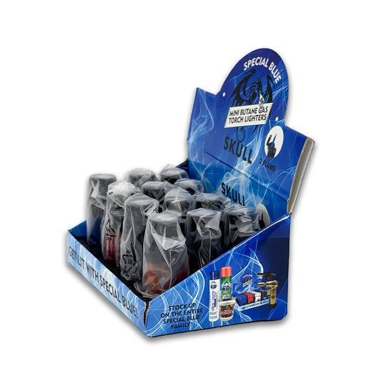 SPECIAL BLUE SKULL DOUBLE FLAME TORCH