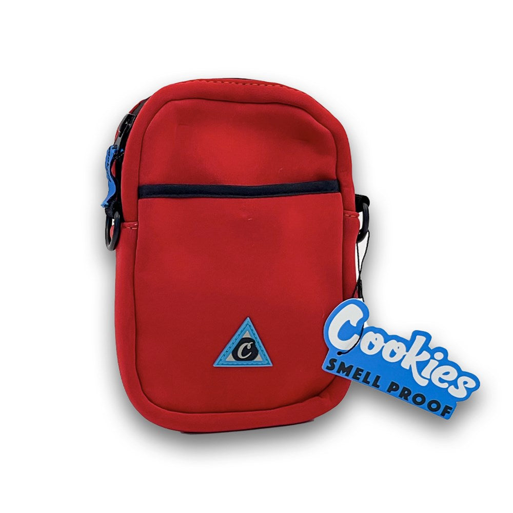 COOKIES TRAVEL POCKET "SMELL PROOF " NEOPRENE BAG - RED