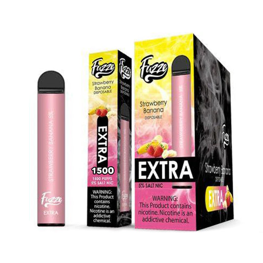 FUZZE EXTRA 5% SALT NIC DISPOSABLE - STRAW BANANA