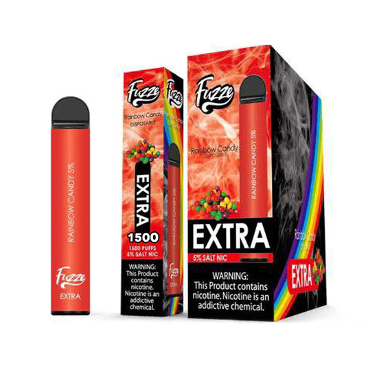 FUZZE EXTRA 5% SALT NIC DISPOSABLE - RAINBOW CANDY