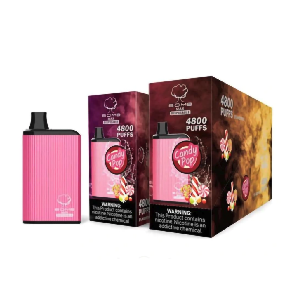 BOMB MAX 5% NIC DISPOSABLE - CANDY POP