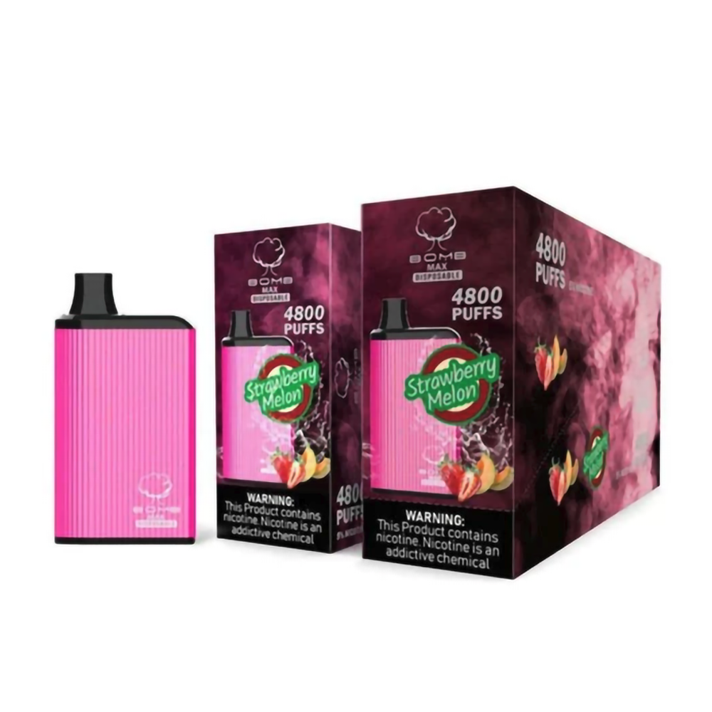 BOMB MAX 5% NIC DISPOSABLE - STRAWBERRY MELON