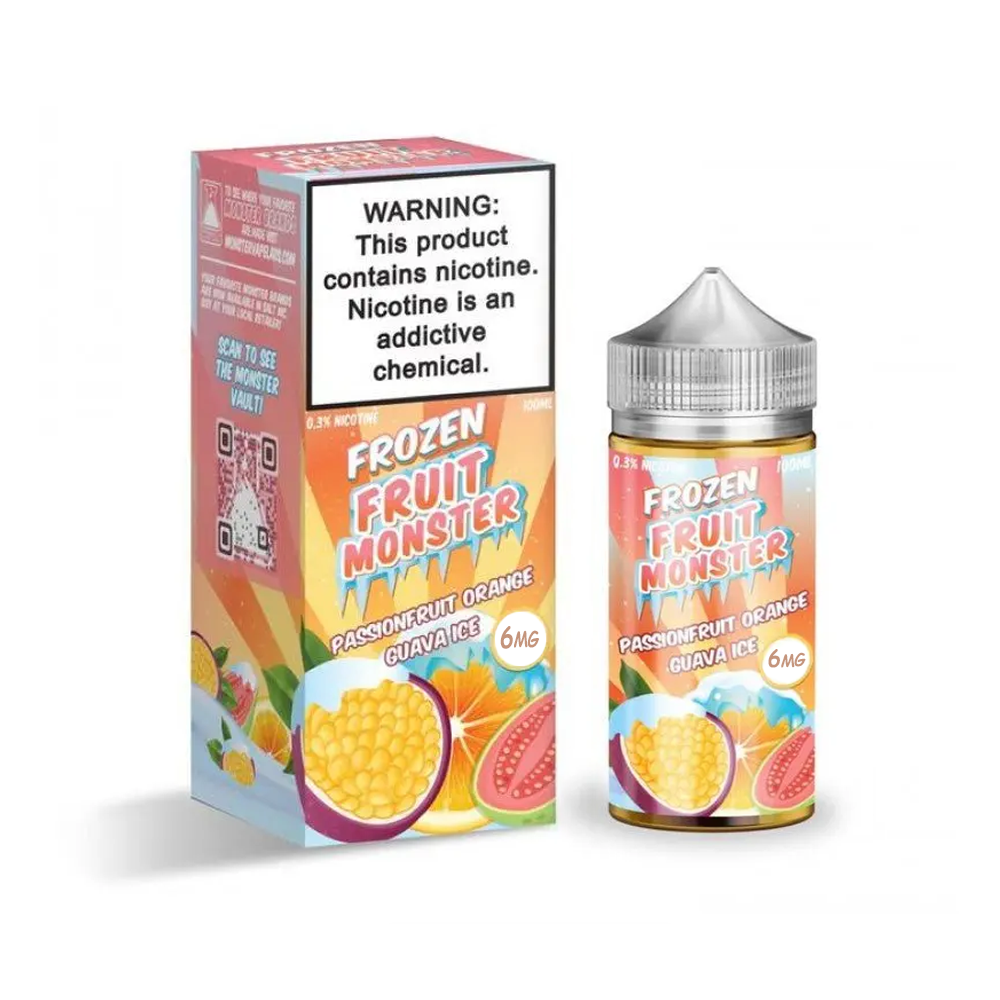 FROZEN FRUIT MONSTER 100ML JUICE 6MG - PASSIONFRUIT ORANGE GUAVA ICE