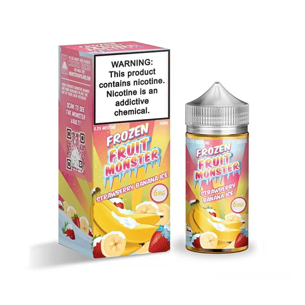 FROZEN FRUIT MONSTER 100ML JUICE 6MG - STRAW BANANA ICE