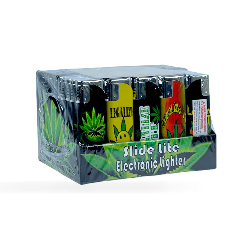 SLIDE LITE ASSORTED DESIGNS LIGHTER